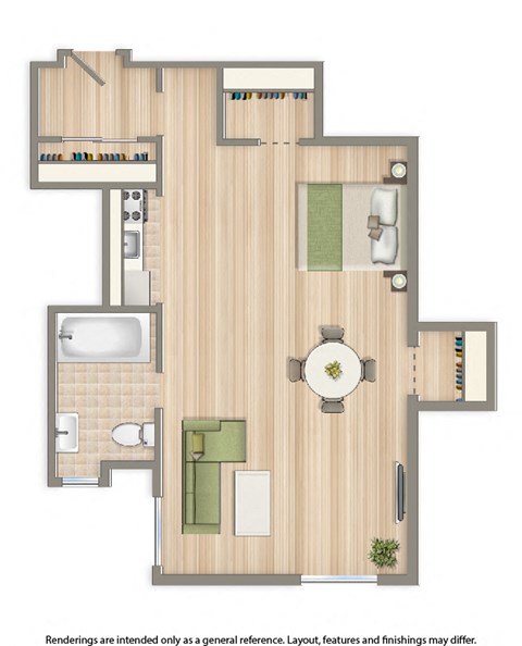 dupont apartments studio floor plan